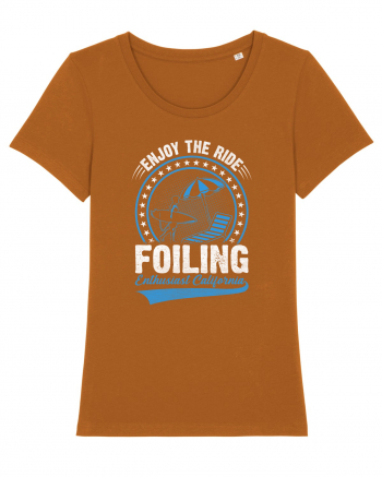 Enjoy The Ride Foiling Enthusiast California Roasted Orange