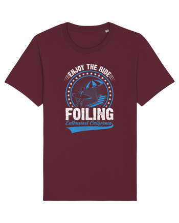 Enjoy The Ride Foiling Enthusiast California Burgundy