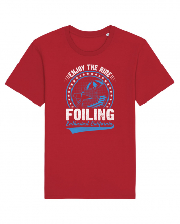 Enjoy The Ride Foiling Enthusiast California Red