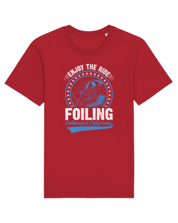 Enjoy The Ride Foiling Enthusiast California Red