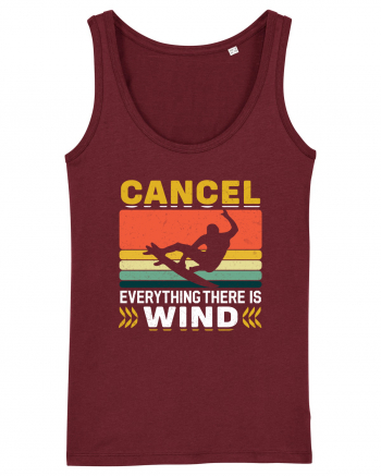 Cancel Everything There Is Wind Burgundy