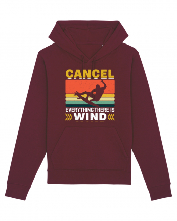 Cancel Everything There Is Wind Burgundy