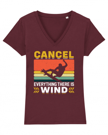 Cancel Everything There Is Wind Burgundy