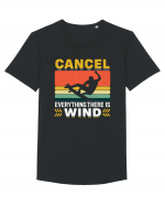 Cancel Everything There Is Wind Tricou mânecă scurtă guler larg Bărbat Skater