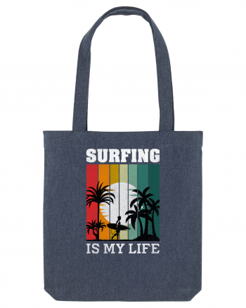 Surfing Is My Life Midnight Blue