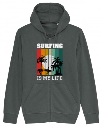 Surfing Is My Life Anthracite