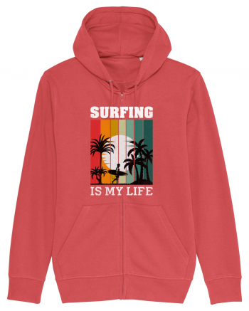 Surfing Is My Life Carmine Red