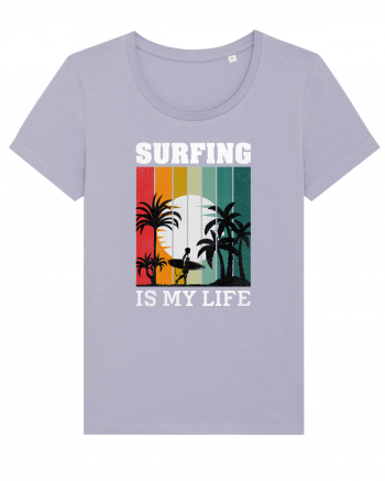 Surfing Is My Life Lavender