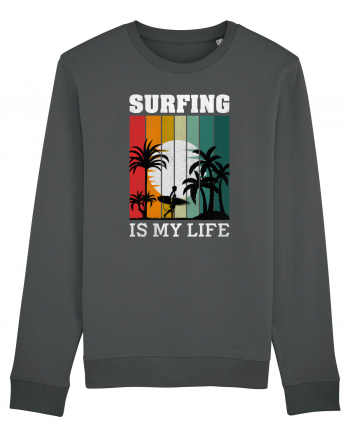 Surfing Is My Life Anthracite