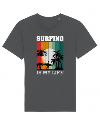 Surfing Is My Life Anthracite