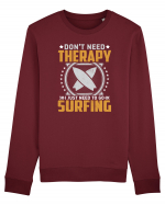 Don't need therapy I just need to go surfing Bluză mânecă lungă Unisex Rise