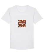 GIRAFFE Tricou mânecă scurtă guler larg Bărbat Skater