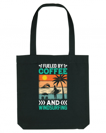 Fueled By Coffee And Windsurfing Black