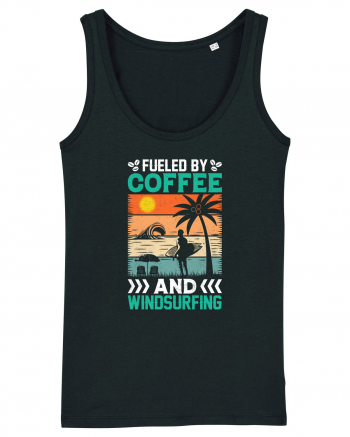 Fueled By Coffee And Windsurfing Black