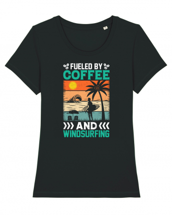 Fueled By Coffee And Windsurfing Black