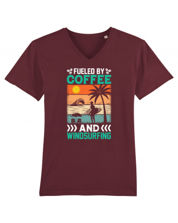 Fueled By Coffee And Windsurfing Burgundy