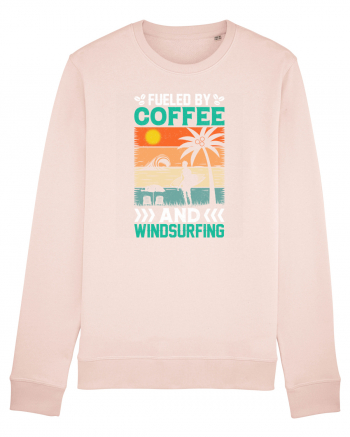 Fueled By Coffee And Windsurfing Candy Pink