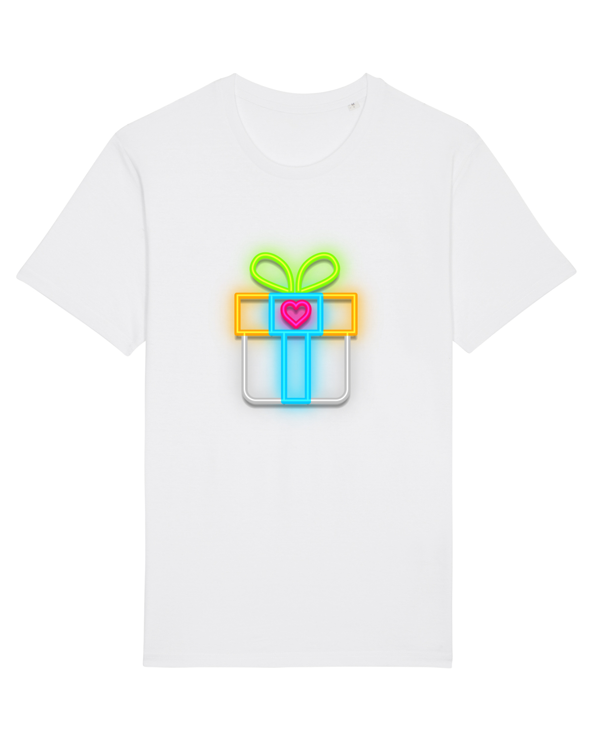 Tricou mânecă scurtă Unisex Rocker White
