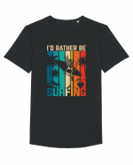 I'd rather be surfing Tricou mânecă scurtă guler larg Bărbat Skater