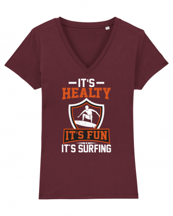 It's healthy it's fun it's surfing Burgundy