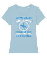 Most grandmas would have given up by now I'm not like most grandmas Tricou mânecă scurtă guler larg fitted Damă Expresser