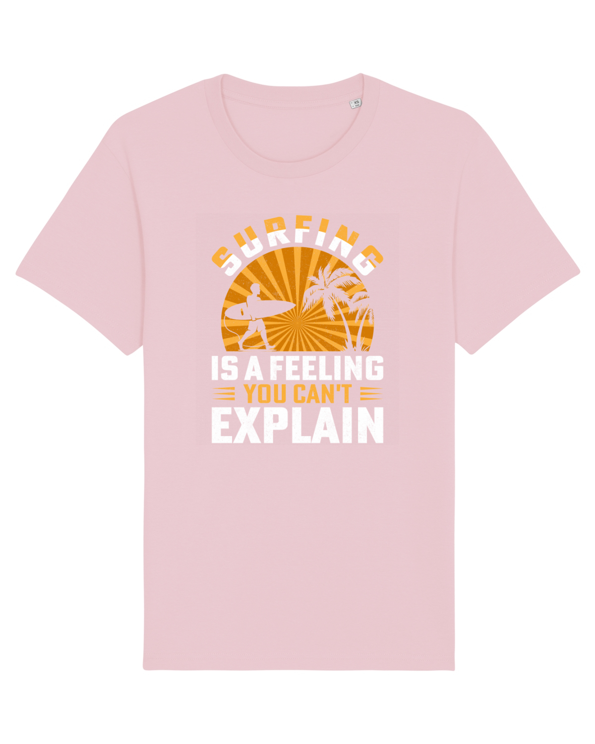 Tricou mânecă scurtă Unisex Rocker Cotton Pink