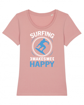 Surfing Makes Me Happy Canyon Pink