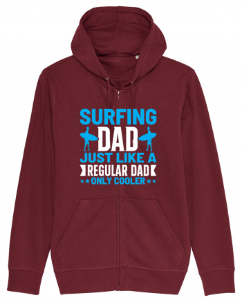 kite Boarding Dad Like A Regular Dad Only Cooler Burgundy