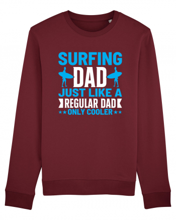 kite Boarding Dad Like A Regular Dad Only Cooler Burgundy