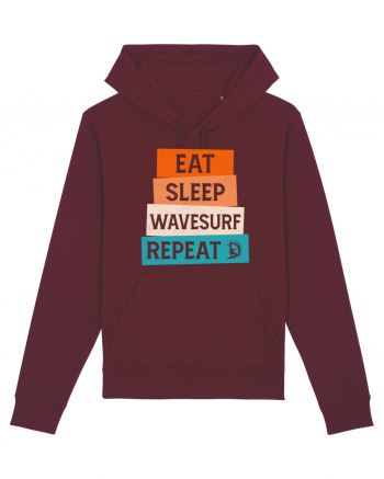 Eat Sleep Wavesurf Repeat Burgundy