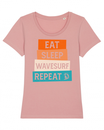 Eat Sleep Wavesurf Repeat Canyon Pink