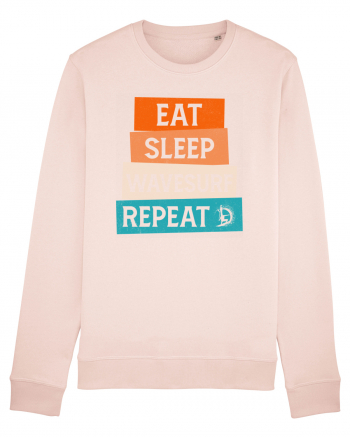 Eat Sleep Wavesurf Repeat Candy Pink