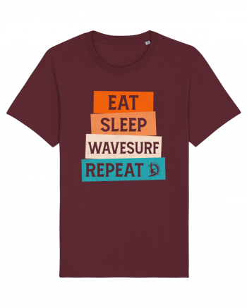 Eat Sleep Wavesurf Repeat Burgundy