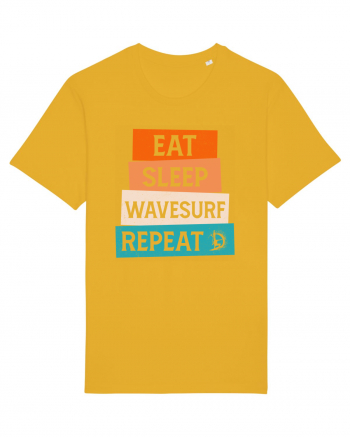 Eat Sleep Wavesurf Repeat Spectra Yellow