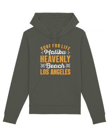 Surf For Life Malibu Heavenly Beach Los Angeles Khaki