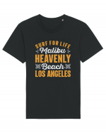 Surf For Life Malibu Heavenly Beach Los Angeles Tricou mânecă scurtă Unisex Rocker