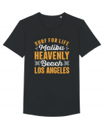 Surf For Life Malibu Heavenly Beach Los Angeles Tricou mânecă scurtă guler larg Bărbat Skater