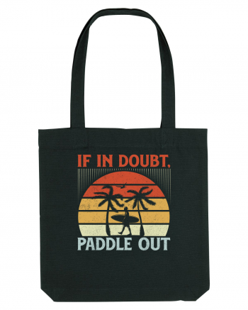 If in doubt paddle out Black