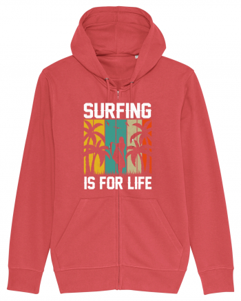 Surfing is for life Carmine Red