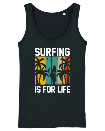 Surfing is for life Black