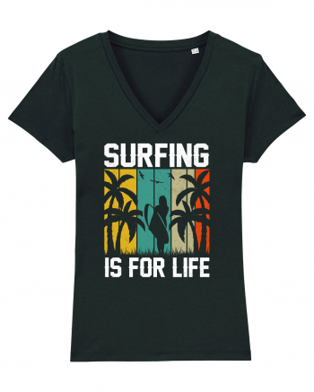 Surfing is for life Black