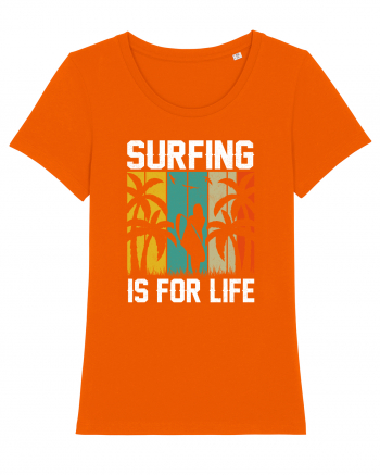 Surfing is for life Bright Orange