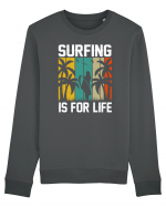 Surfing is for life Bluză mânecă lungă Unisex Rise