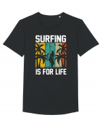 Surfing is for life Tricou mânecă scurtă guler larg Bărbat Skater