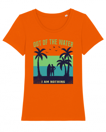 Out of the water, I am nothing Bright Orange