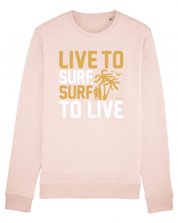 Live to surf, surf to live Candy Pink