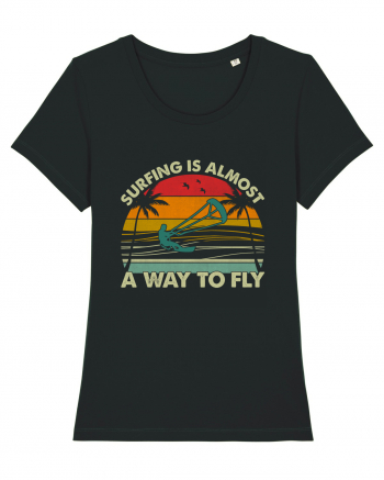 Surfing is almost a way to fly Black