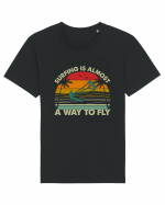 Surfing is almost a way to fly Tricou mânecă scurtă Unisex Rocker