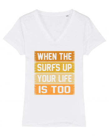 When the surf's up, your life is too White