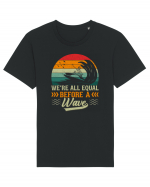 We're all equal before a wave Tricou mânecă scurtă Unisex Rocker